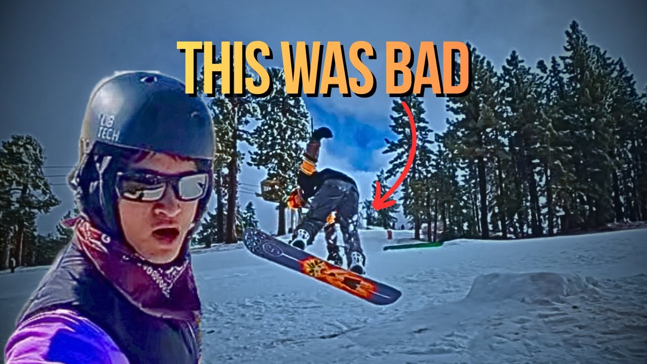 We all ate it snowboarding in Big Bear...