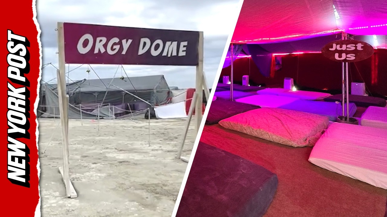 Chaos at Burning Man as Dust Storm Destroys ORGY DOME