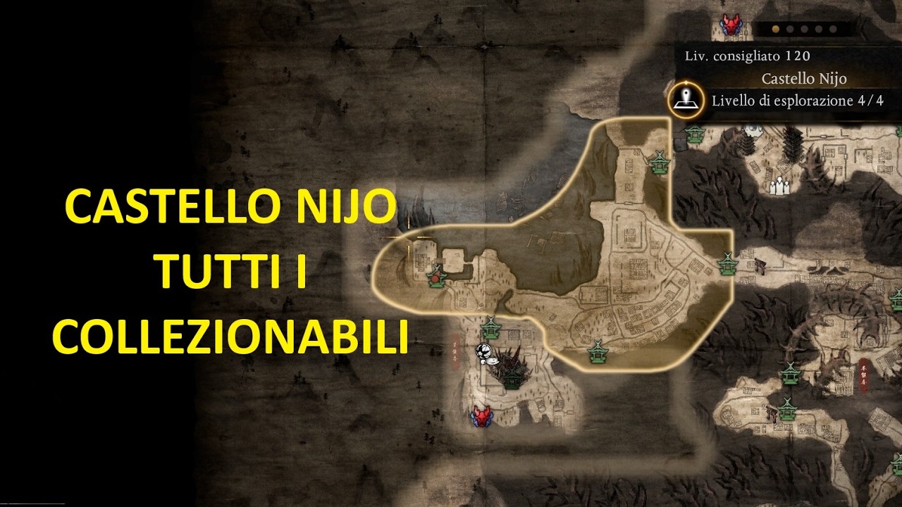Nioh 3 – TUTTI i Collezionabili del Castello di Nijo Guida Completa 100% Kodama, Hot Springs, Skill