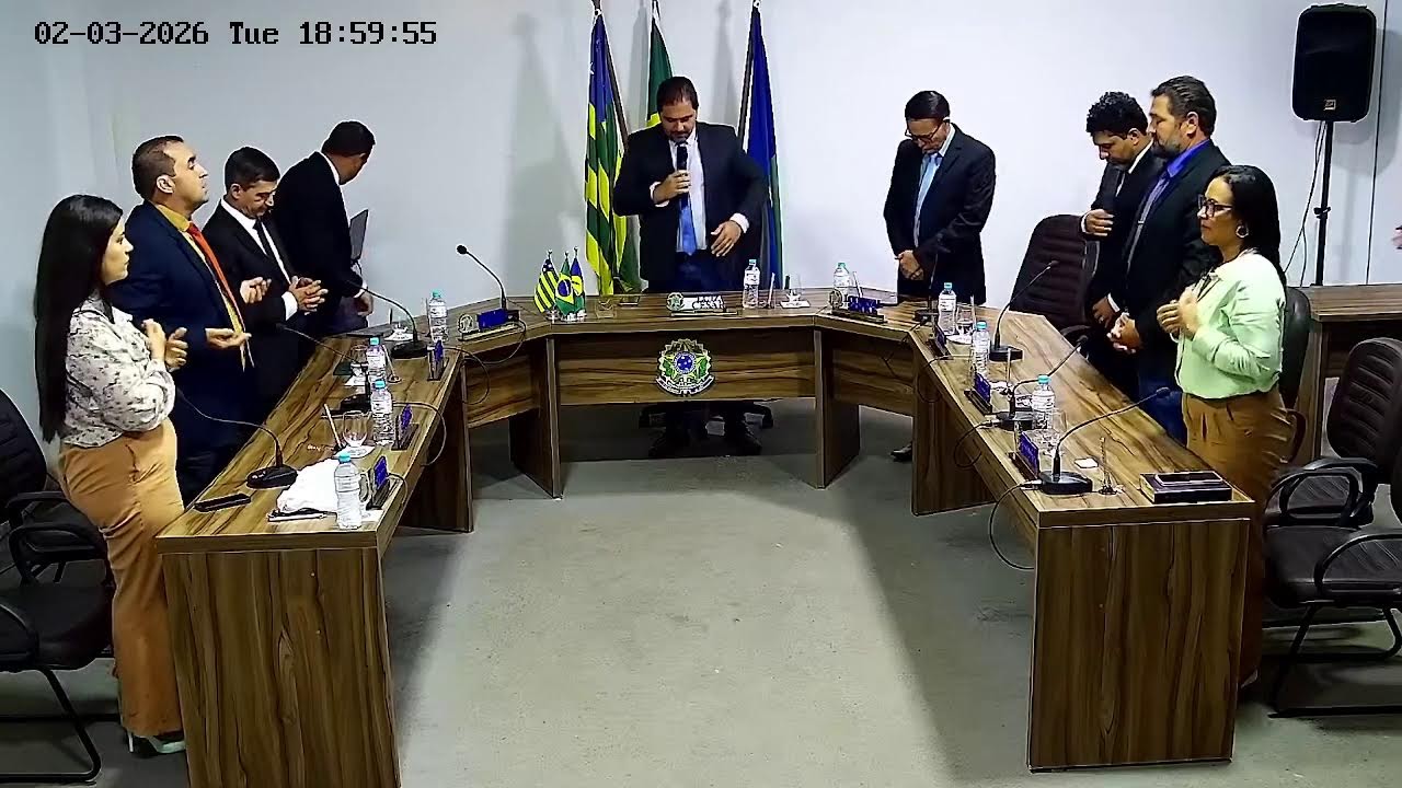2ª  Sessão Ordinária da Décima Quinta Legislatura da Câmara Municipal de Ouro Verde de Goiás