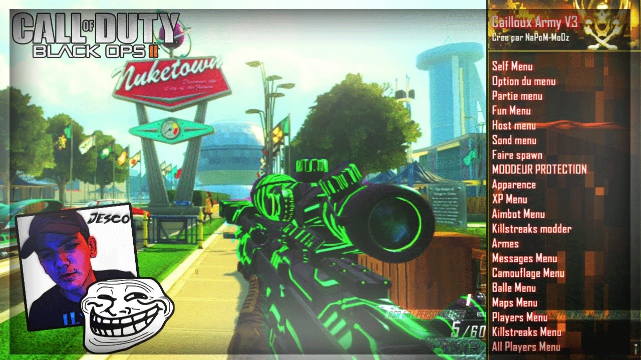 ON TESTE LE MOD MENU DE JESCO ! - Cailloux Army V3
