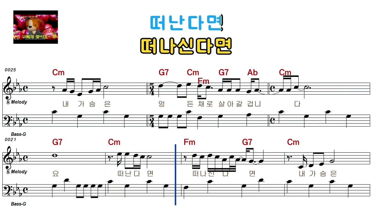 김연자 - 정든님(남자키)44940