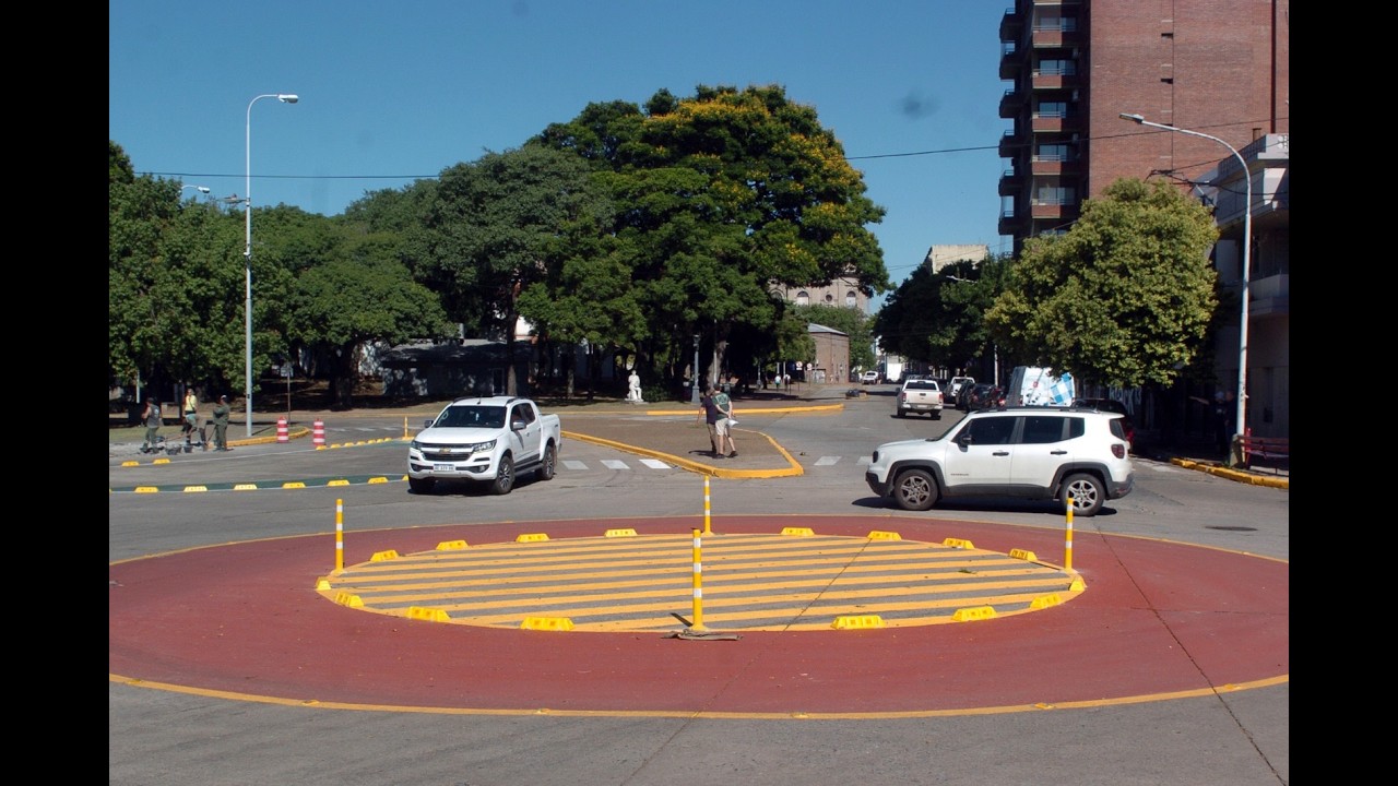 Avanzan los trabajos de seguridad vial y reordenamiento vehicular en el Parque del Sur