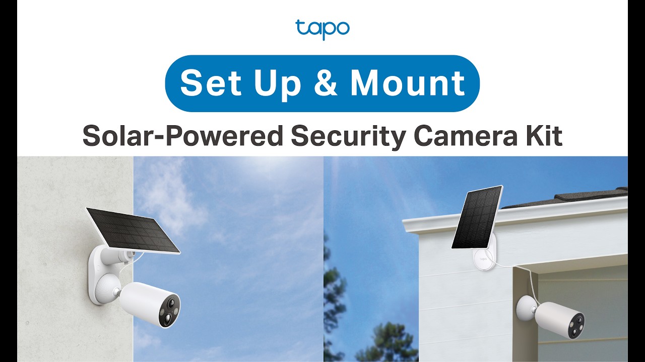 How to Set Up and Mount Your Tapo Solar-Powered Security Camera Kit | Tapo C425 KIT & TC85 KIT