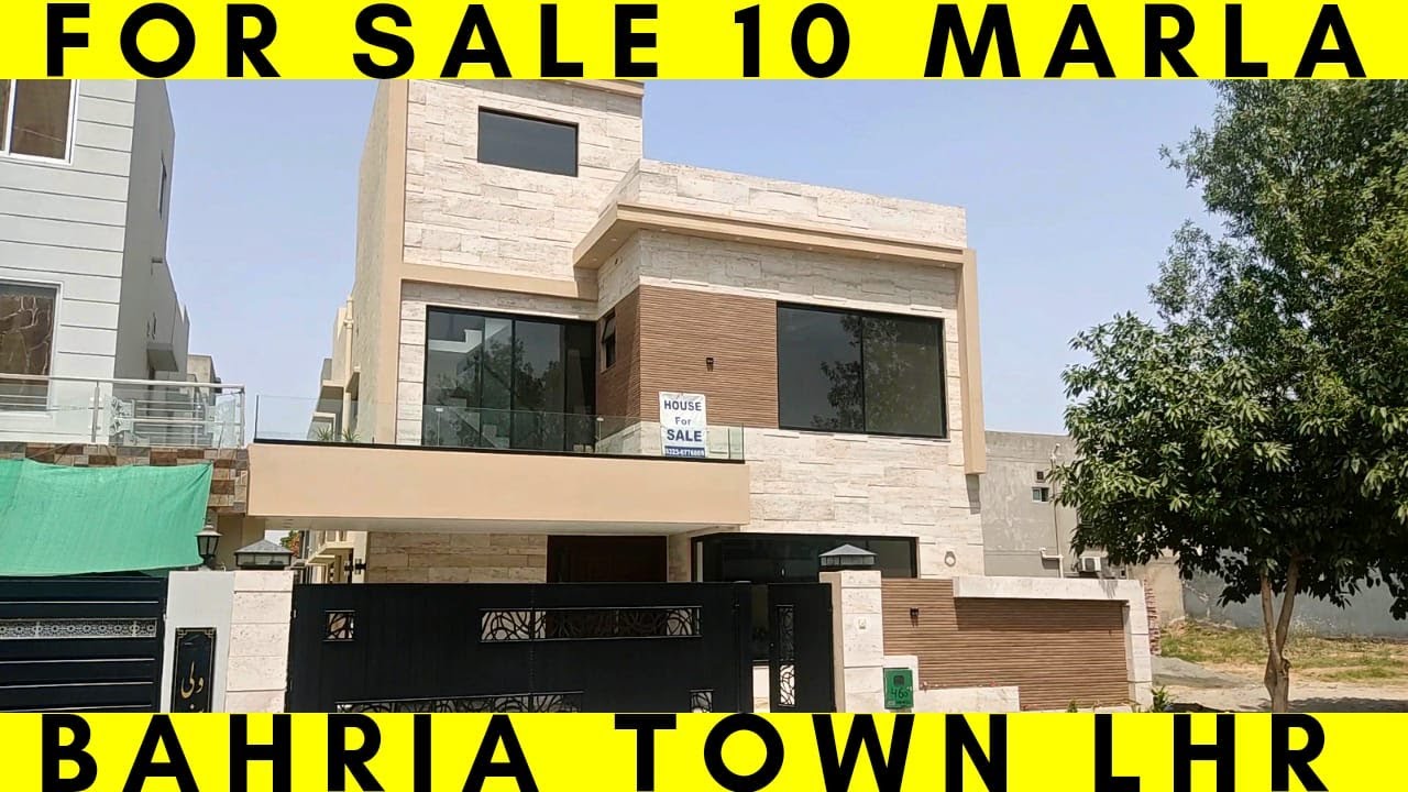 10 Marla Brand New House For Sale In Bahria Town Lahore