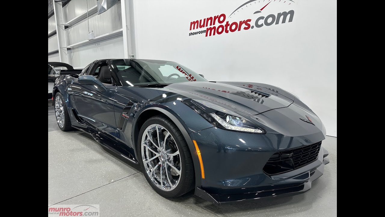 2019 SOLDSOLDSOLD Corvette Grand Sport Cpe Auto 3LT Carbon Fiber Dash Alcantara Shadow Grey on Black