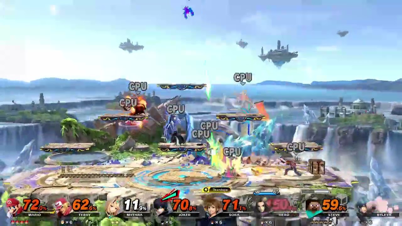 Super Smash Bros. Ultimate - Boss Galaga Star & Beetle Screen KO