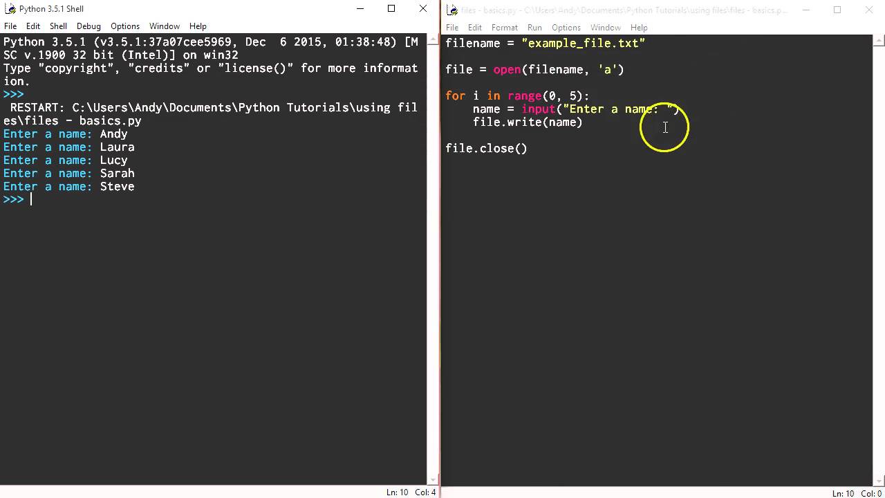 Appending data to a file in Python [Part 2]