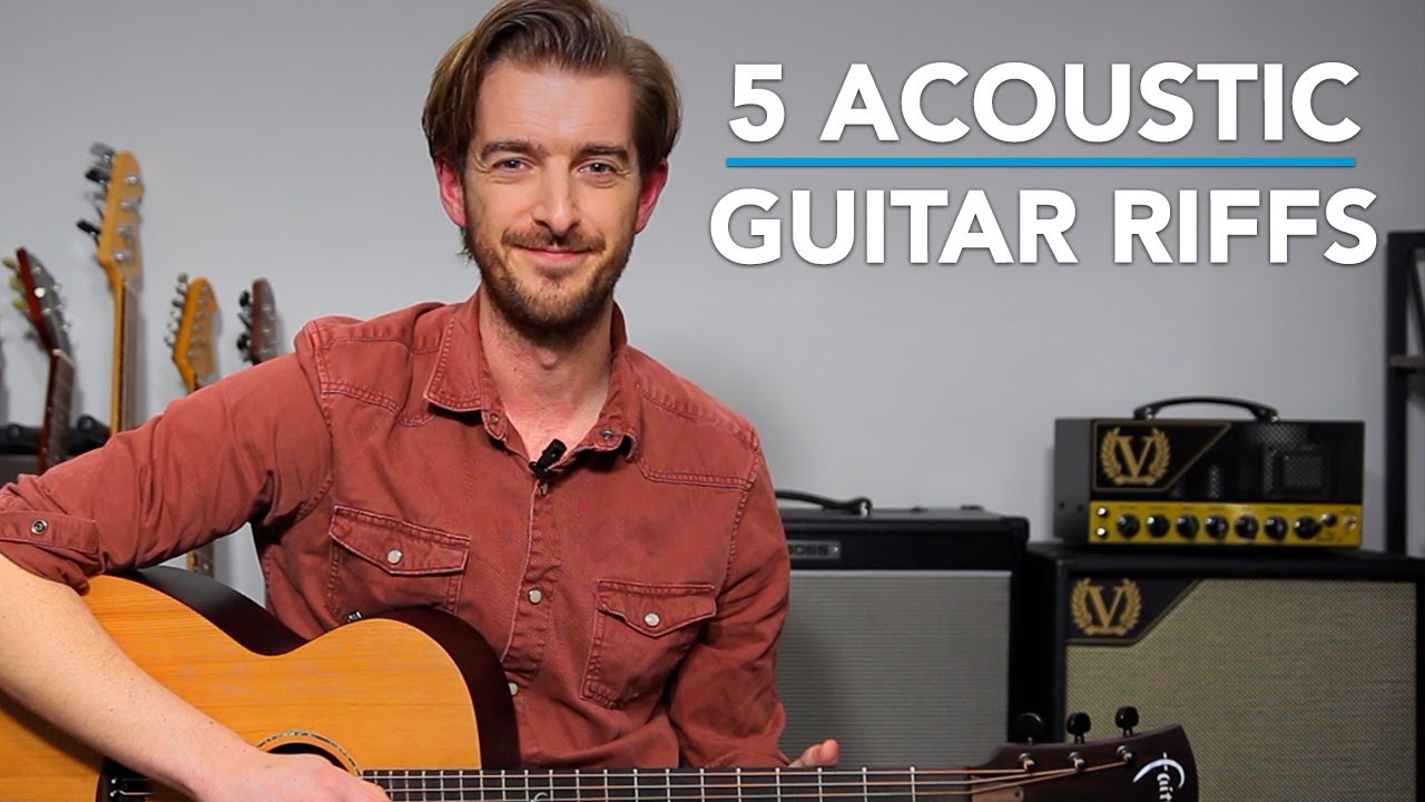 Top 5 NO CHORD SONGS aka Acoustic Guitar RIFFS