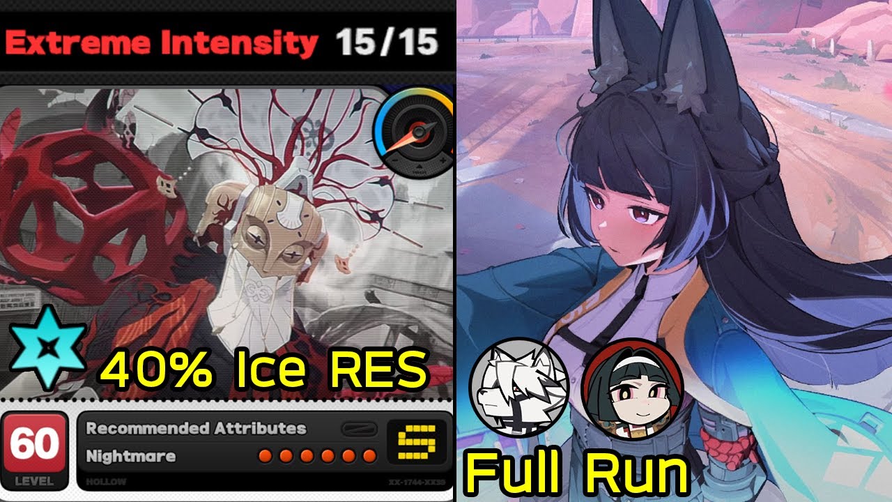 Ether Activity 15 with Miyabi against 40% Ice RES Miasma Priest Full Run | ZZZ Hollow Zero Lost Void