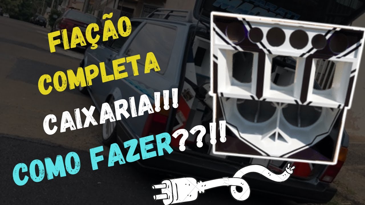 passando fiação nas caixas de som!!!! passo a passo!!!++DICAS