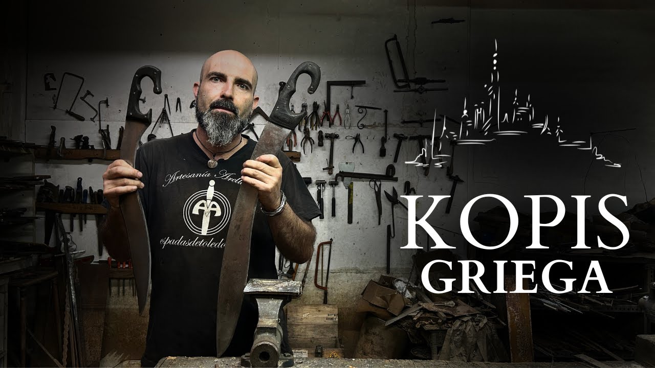 57 · ESPADA KOPIS GRIEGA. FORJANDO LA HISTORIA.