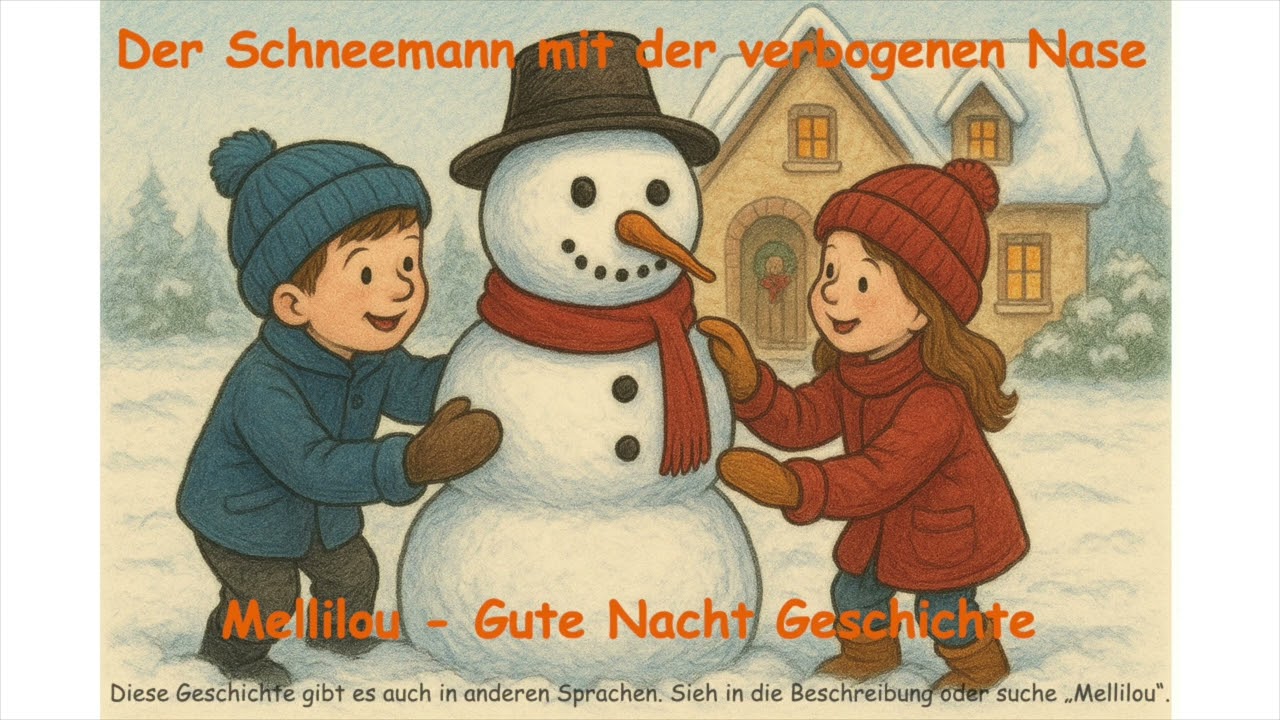 🇩🇪 Der Schneemann und der Karottennase-Dieb | Gute-Nacht-Geschichte für Kinder