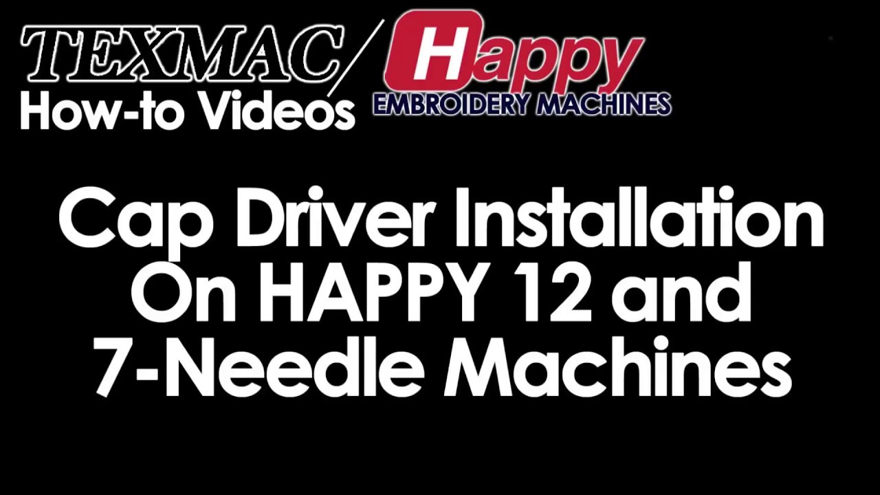 Setting Up Your 12 or 7 Needle Happy for Caps