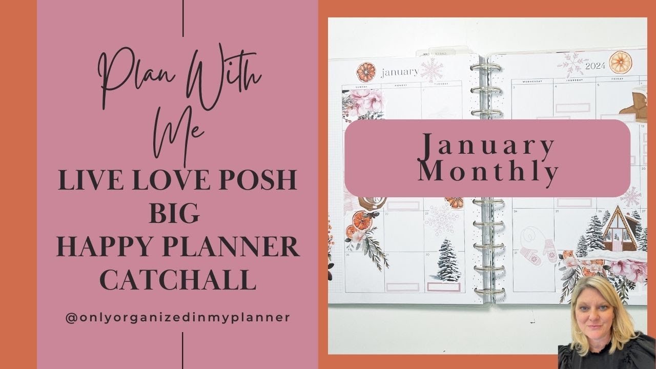 2024 Planner | Happy Planner | First Monthly Plan With Me