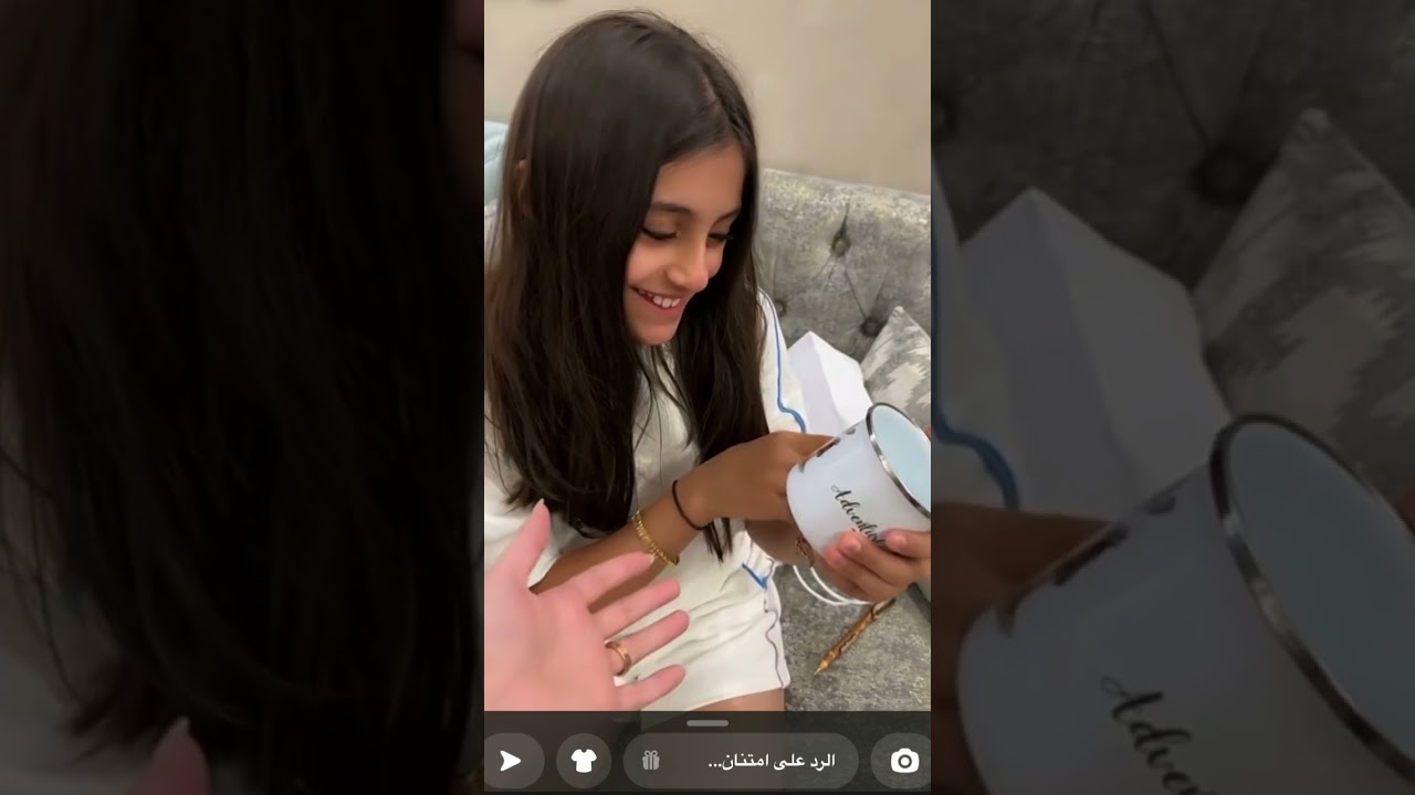 سنابات وله وغادة السحيم | غادة بكيت لرجوع نونا من السفر 🥺 وفقره هدايا السفر 😍🎁♥️
