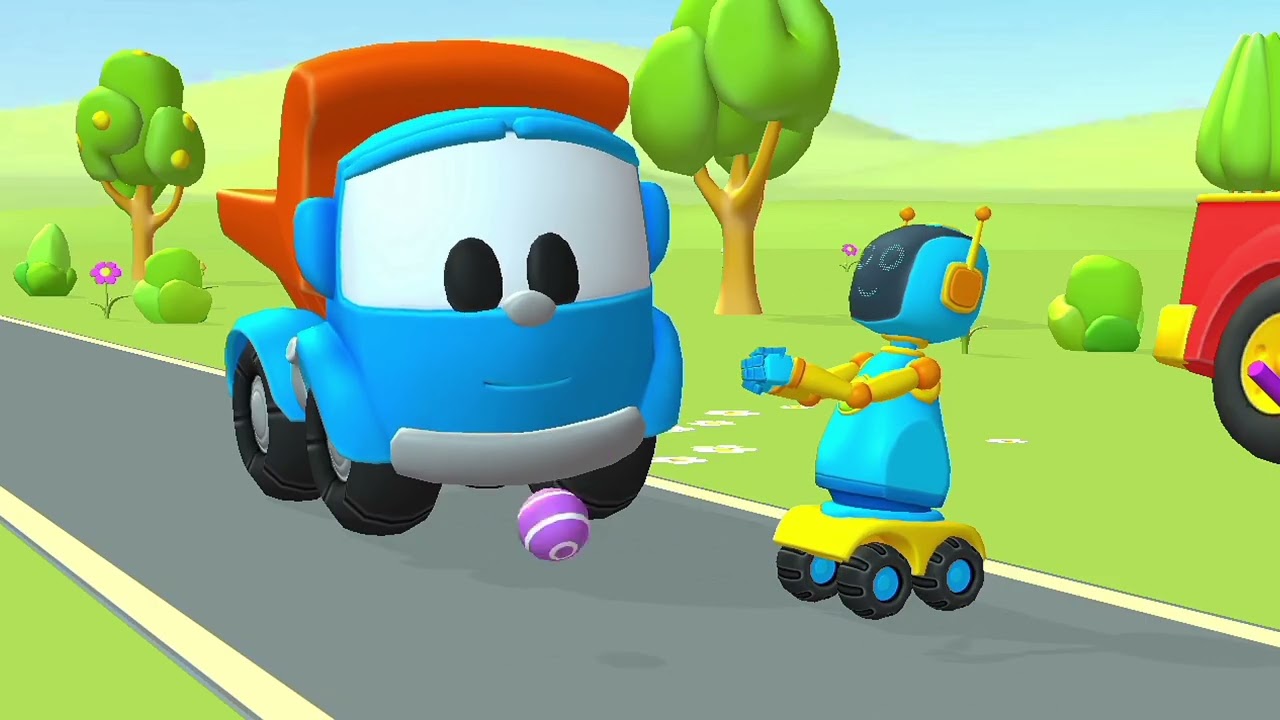 Léo o caminhão montando vários  veículos