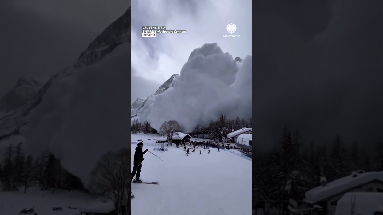 Avalanche Swallows Italian Ski Resort