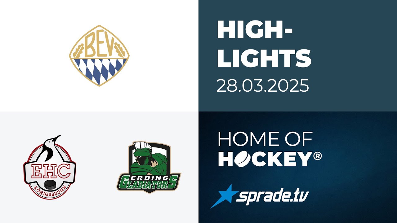 28.03.2025 - Highlights - EHC Königsbrunn vs. TSV Erding