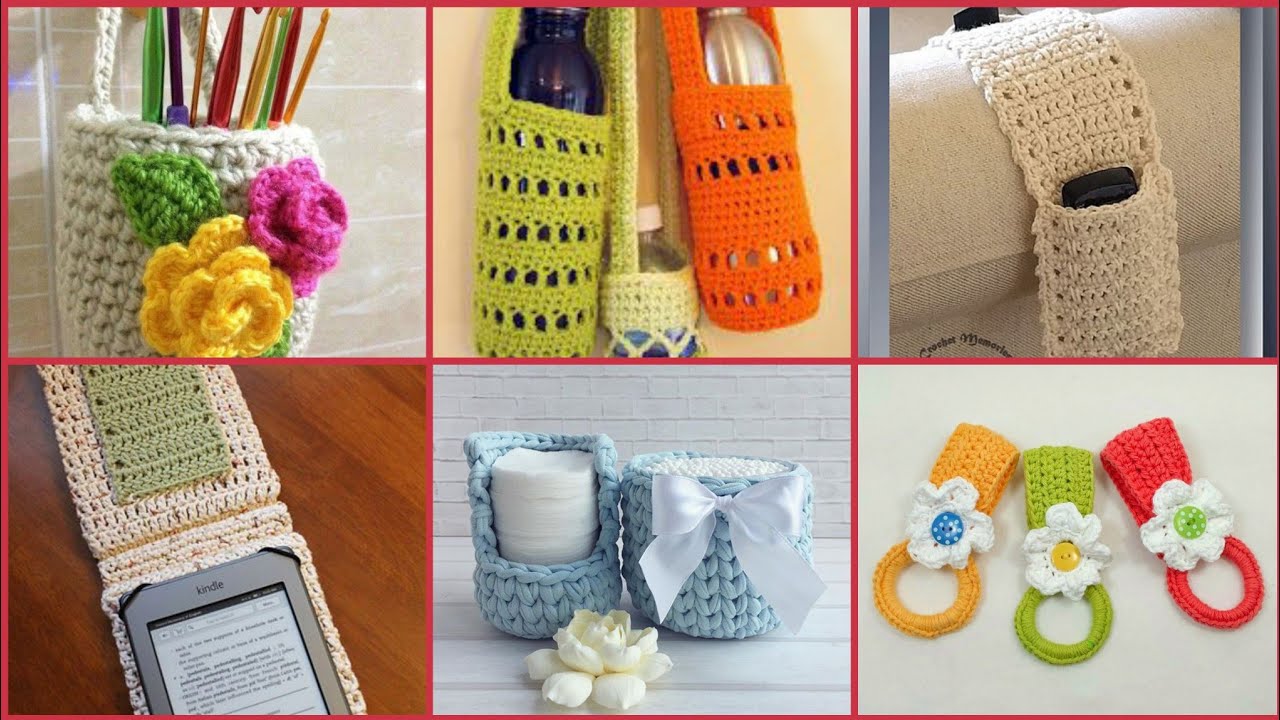 Beautifull & creative crochet knitting home decorating ideas