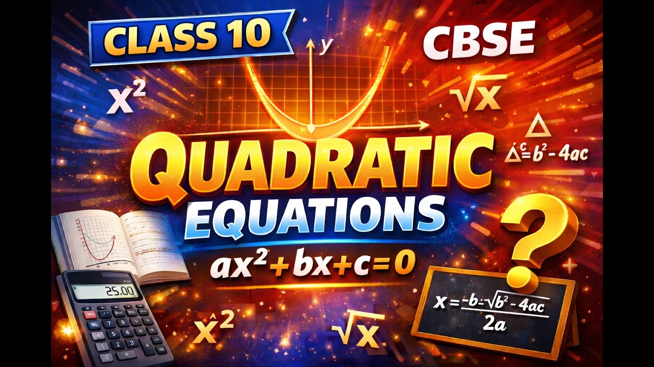 QUADRATIC EQUATION ( Class - x ).  #maths #12thmathobjectiveforboardexam2023 #education #ritiksir 