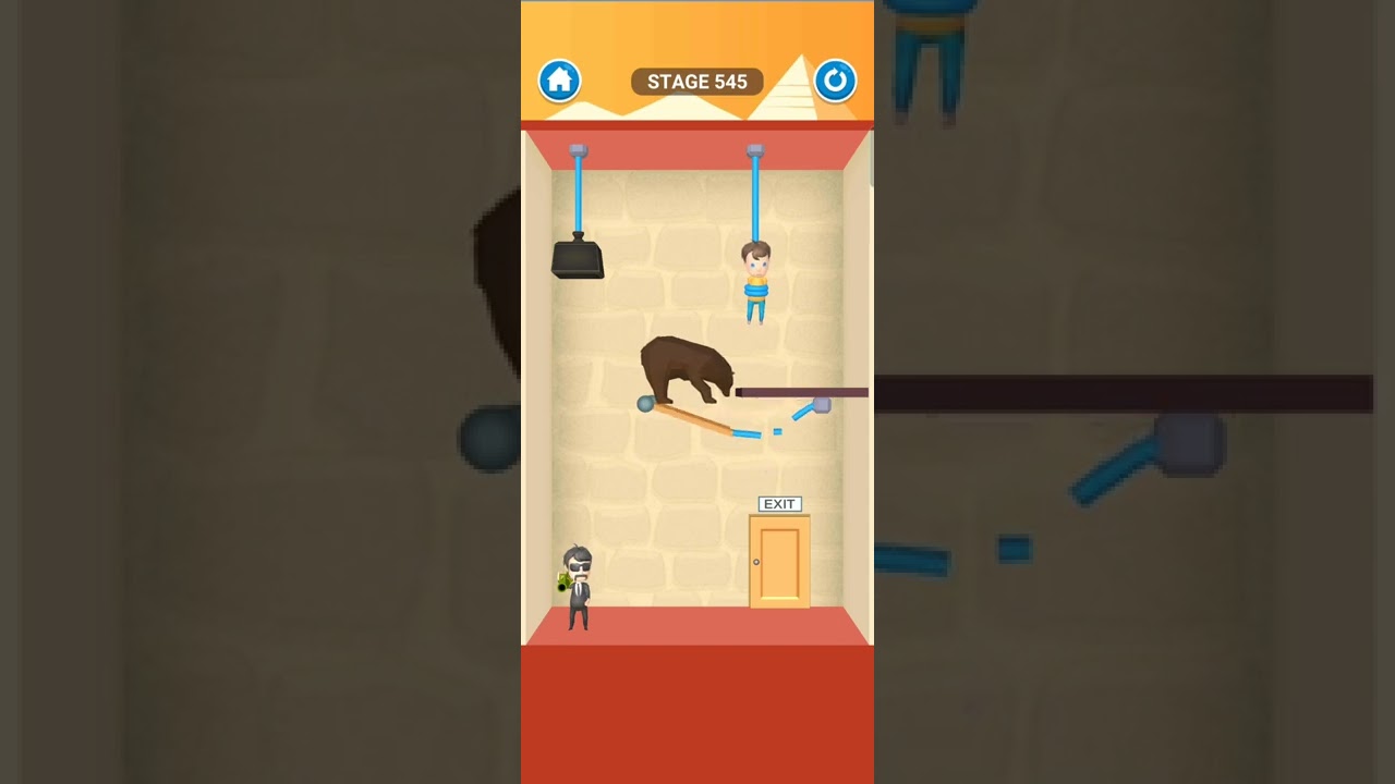 Rescue Cut 🚶🪢 Gameplay Walkthrough All Max Levels #shorts #RescueCut