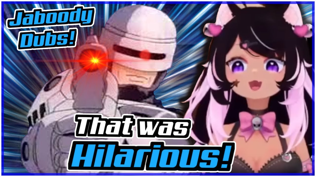 Ironmouse Reacts to Jaboody Dubs RoboCop Cartoon Dub