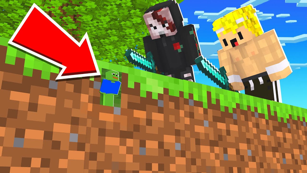 Hice Trampas en Reto de Cazador Cambiando Mi Tamaño en Minecraft
