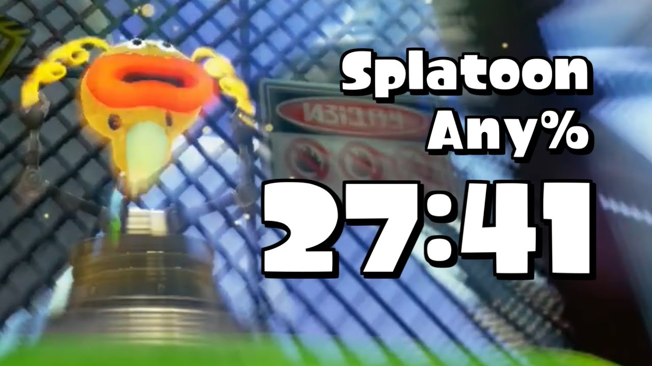 【日本1位更新】スプラトゥーン1　Any％RTA　27分41秒