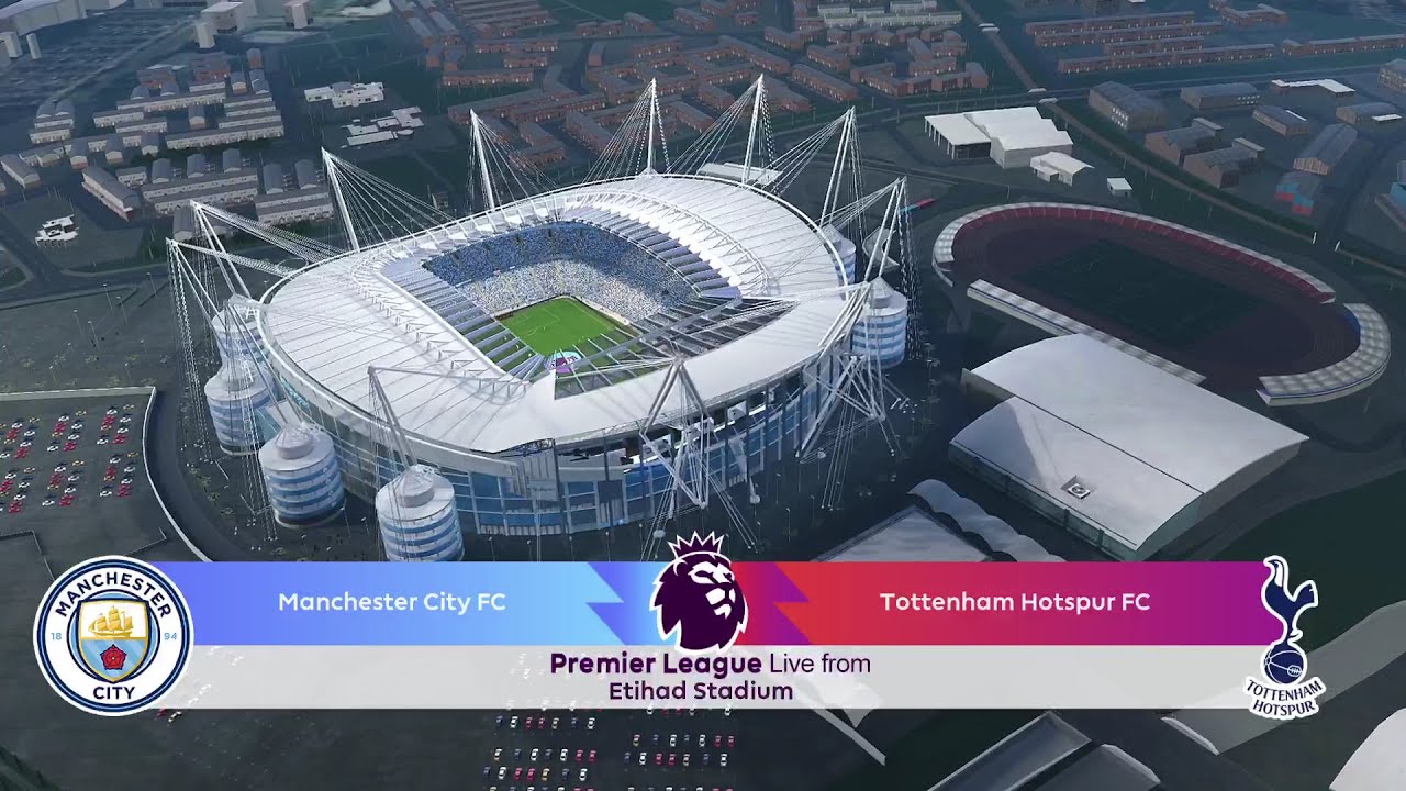 MANCHESTER CITY x TOTTENHAM (23/O8/2025) | PREMIER LEAGUE 2025 AO VIVO COM IMAGENS | Efootball 2025