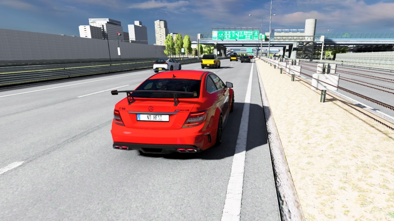 C63 AMG Black series VS 370z WIDEBODY
