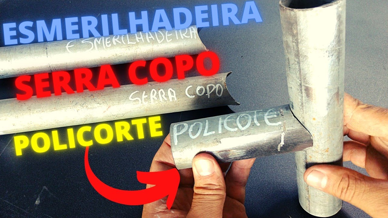 ENCAIXE PERPENDICULAR EM TUBOS