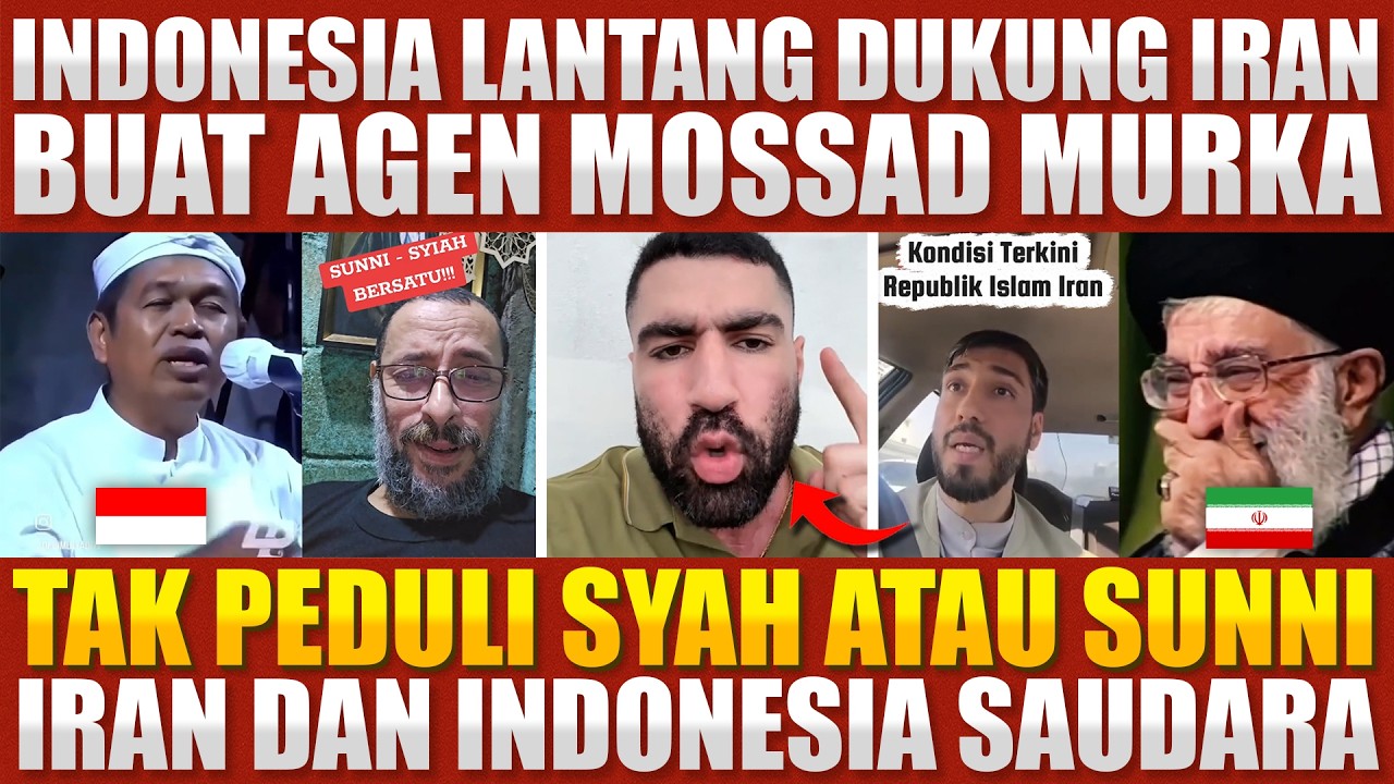 MENGEJUTKAN 😱‼️ Warga Iran KAGET Lihat Orang Indonesia Bela Iran! Ini yang Sebenarnya Terjadi 🔥🌍