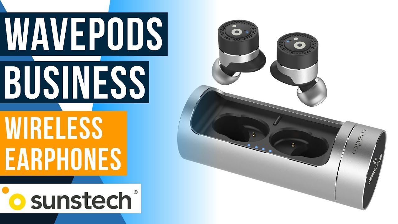 WAVEPODS BUSINESS EARPHONES SUNSTECH AURICULARES INALAMBRICOS SUNSTECH