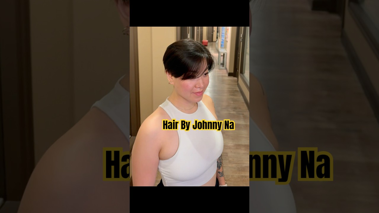 Hair by Johnny Na #pixie #undercut #asianhair