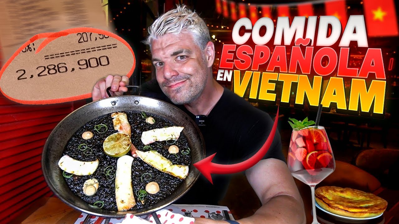 COMIENDO EN UN RESTAURANTE ESPAÑOL EN VIETNAM 🥘 *TOROS, SEVILLANAS, PAELLAS, TORTILLA PATATA Y…*