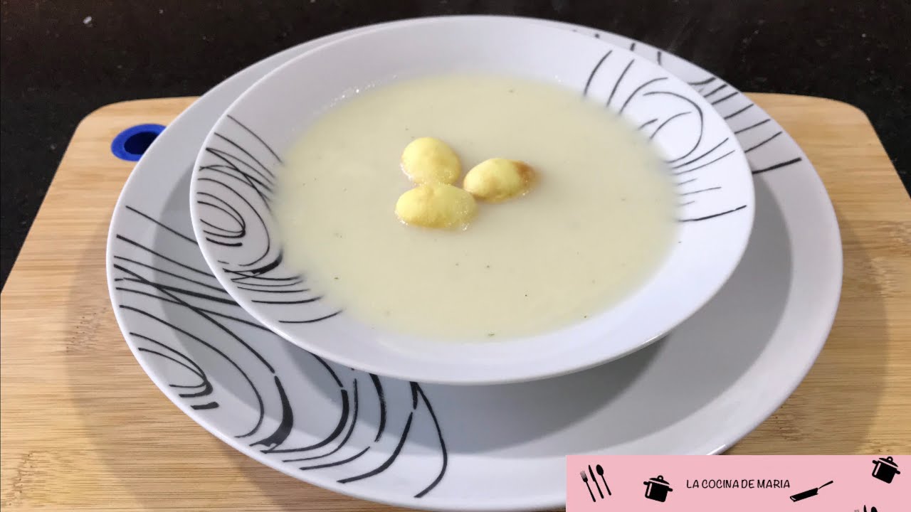COMO HACER CREMA DE COLIFLOR DELICIOSA, RECETA FÁCIL 🍲