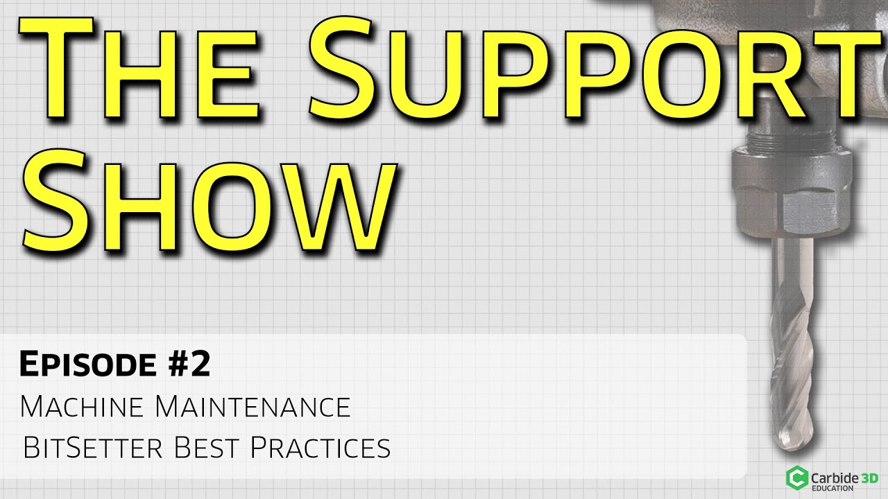 The Support Show Ep. #2 - Machine Maintenance + Bitsetter Best Practices