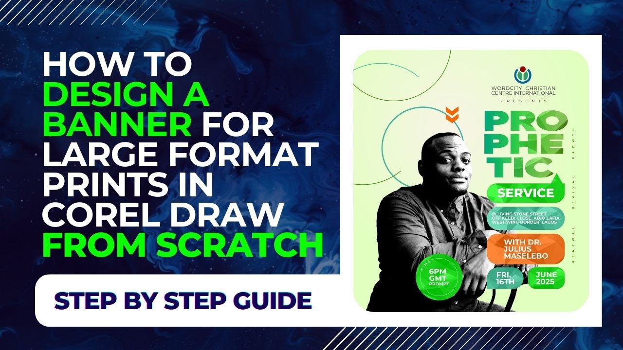 Как создать баннер для широкоформатной печати в CorelDRAW с нуля