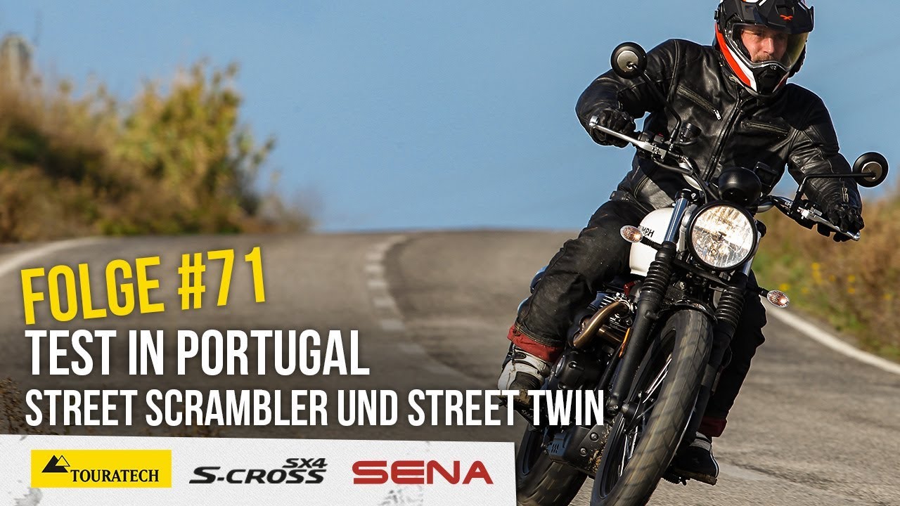 Triumph Street Scrambler & Street Twin – Test in Portugal – MRTV Folge #71