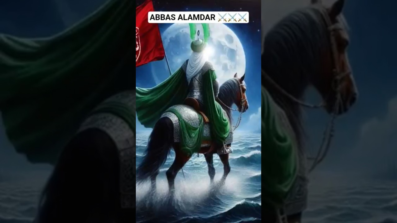 ABBAS ALAMDAR ⚔️⚔️⚔️ 💚💚💚💚 #abbasalamdar #shorts #vairalvideo