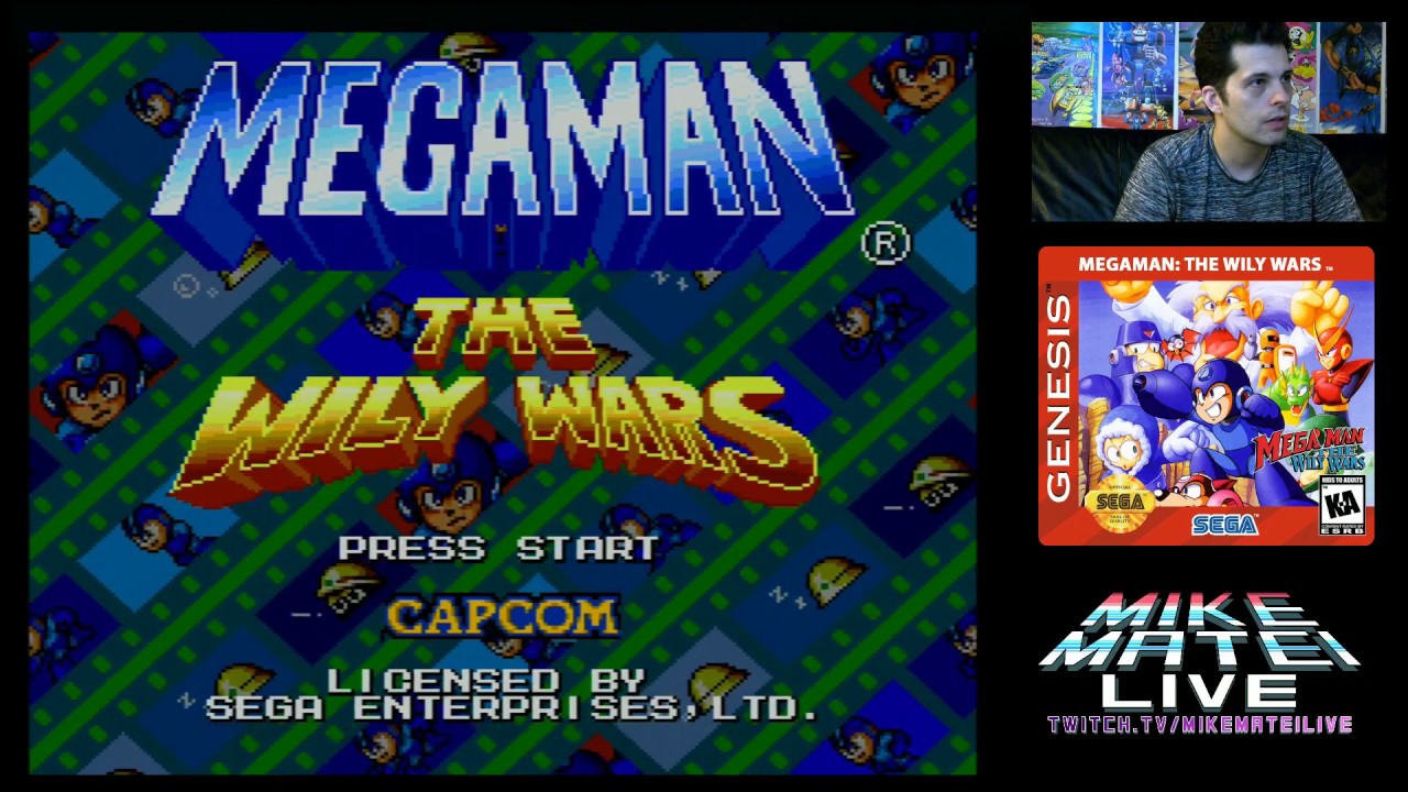 Mega Man: The Wily Wars (Sega Genesis) Mike Matei Live