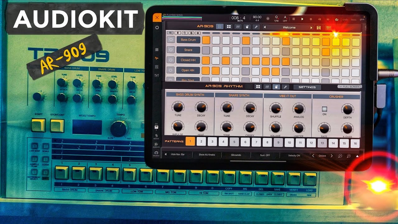 AudioKit’s Limited Edition AR 909 Drum machine App AUV3