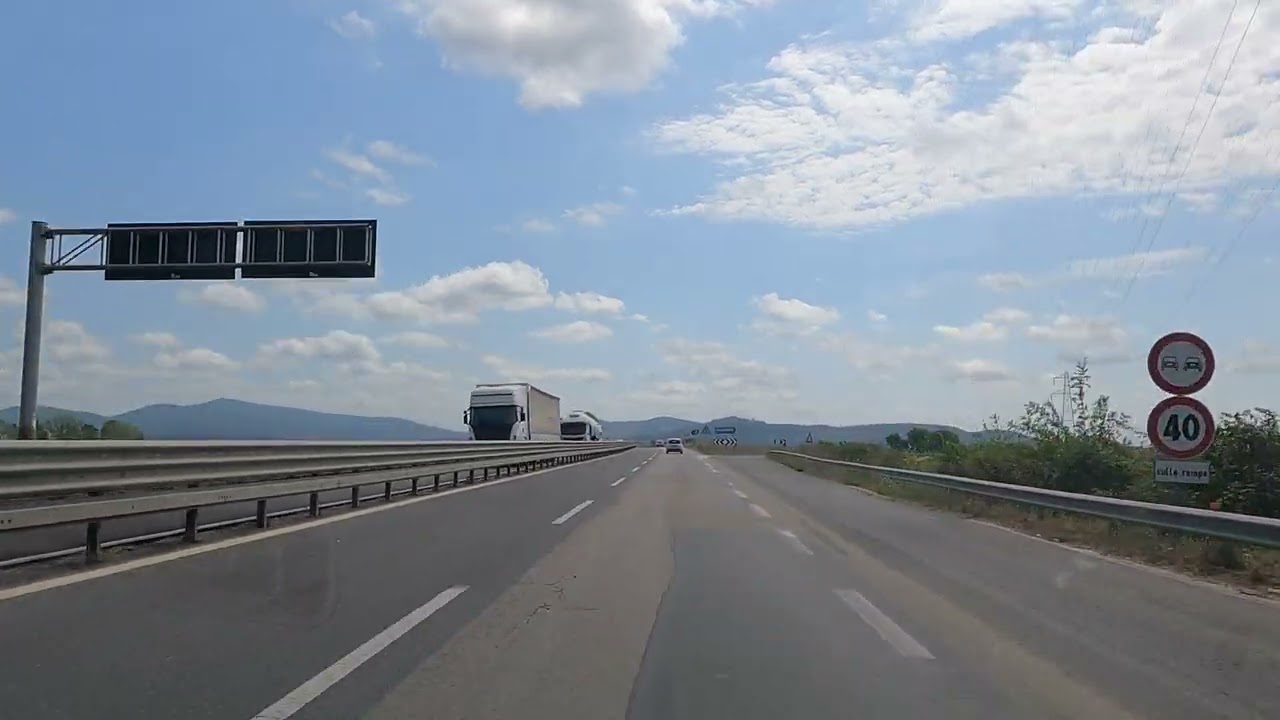 Scenic drive FOLLONICA to GROSSETO - Tuscany - 🇮🇹 Italy 🇮🇹