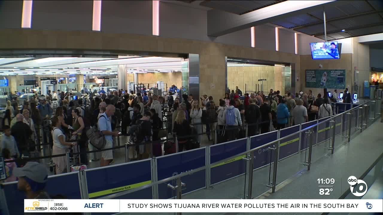 Thousands expected to travel through San Diego International Airport for Labor Day weekend