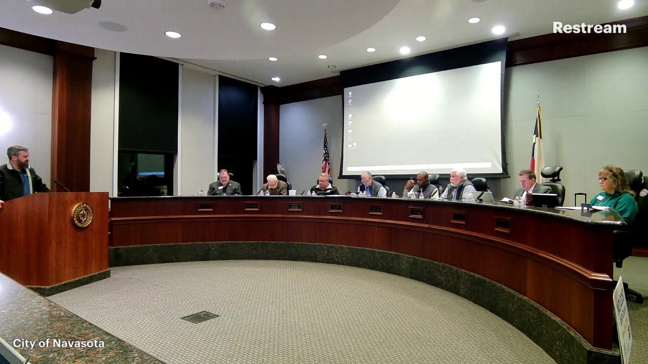 Navasota City Council 1.12.26