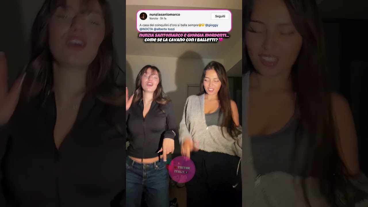 NUNZIA SANTOMARCO E GIORGIA MORDENTI, SONO BRAVE CON I BALLETTI? 