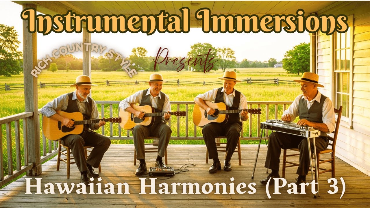 Hawaiian Harmonies (Part 3) | Instrumental Immersions | Tranquil Country Lap & Steel Guitars