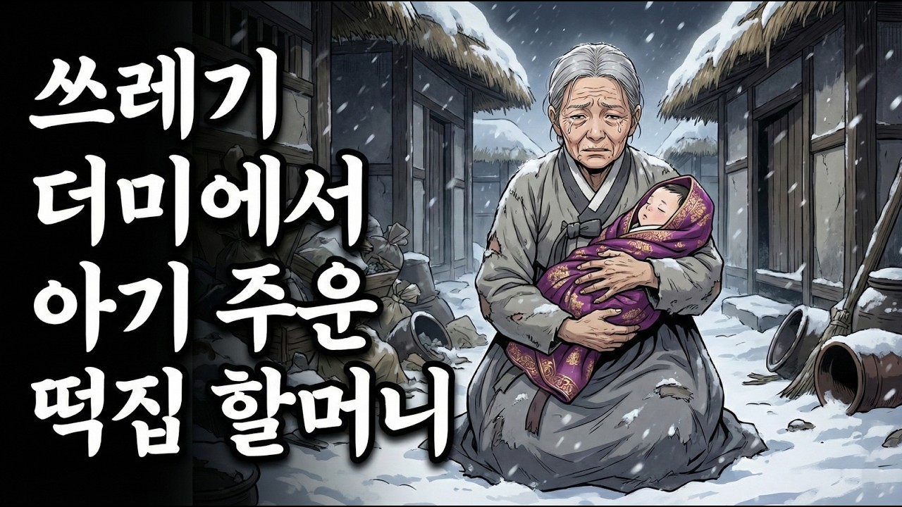 쓰레기 더미에서 천재 아기 주운 떡집 할머니ㅣ야담ㅣ옛날이야기ㅣ전설ㅣ민담ㅣ조선시대ㅣ조선야담