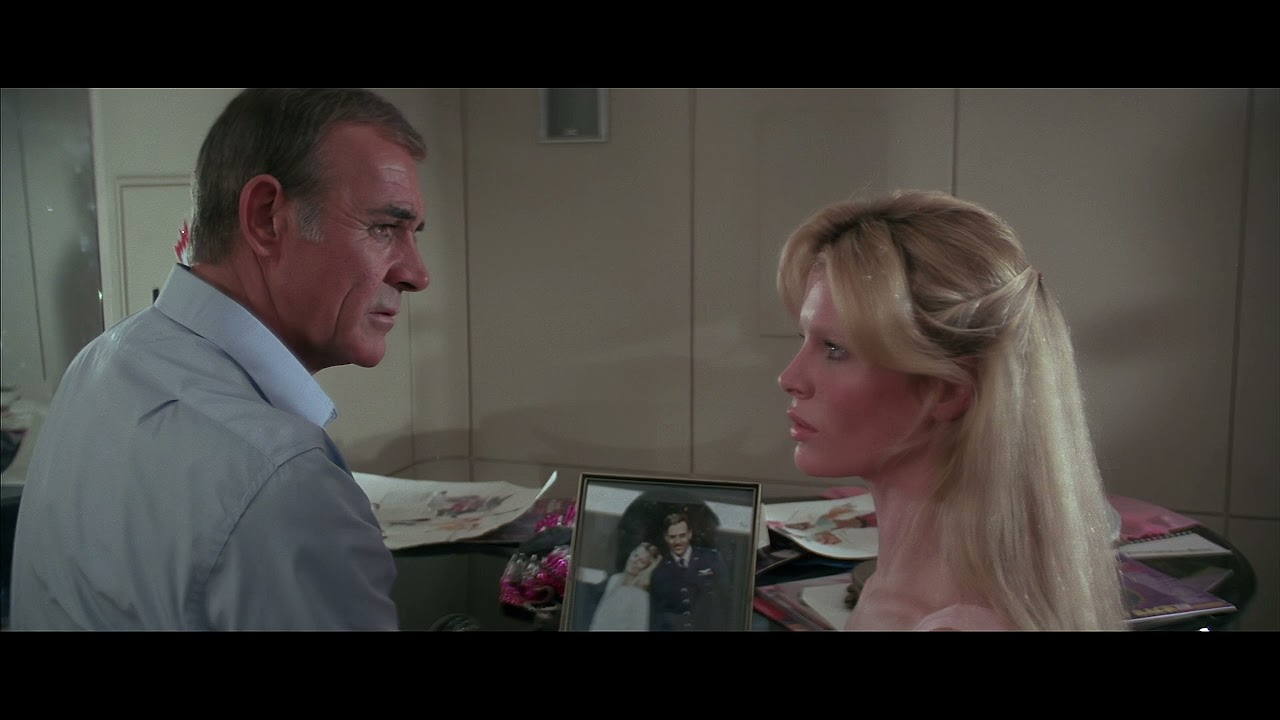 Kim Basinger Sean Connery Never Say Never Again 1983 scene 3 remastered 4k